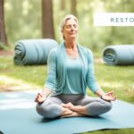 Restorative Yoga - Relaksasi mendalam, mengurangi stres.